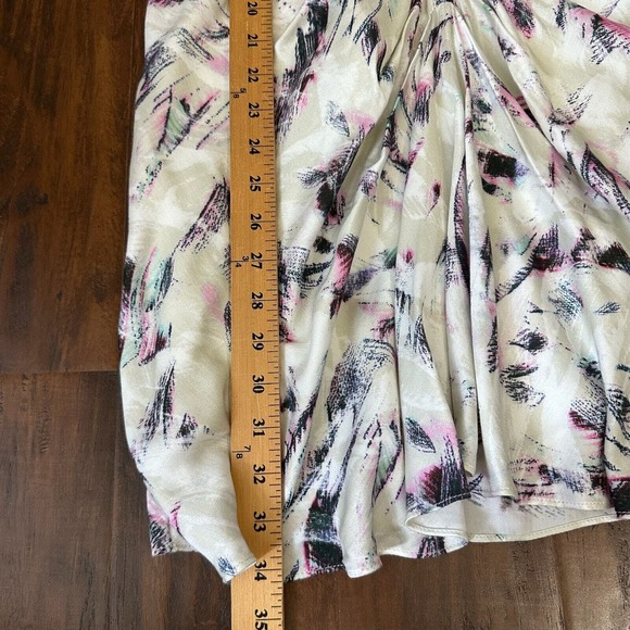 NWT IRO Kevals Printed One-Shoulder Mini Dress in Beige Multicolor - Picture 15 of 15